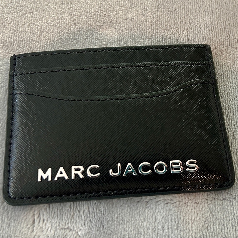 Marc Jacobs Sleek Black Card Holder